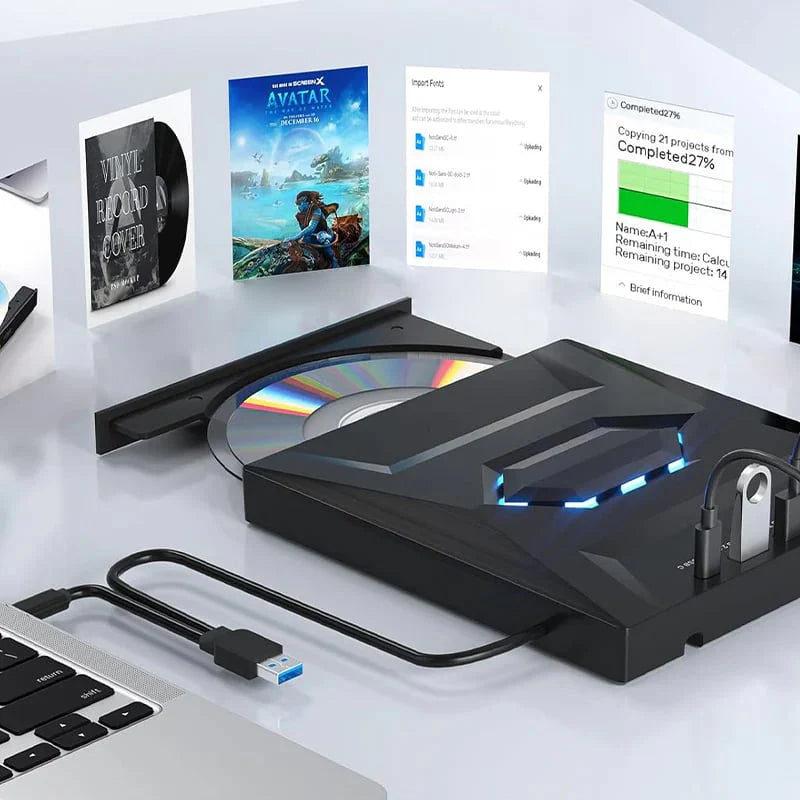 UltraRead | 7-in-1 USB Blu-ray- en dvd-speler