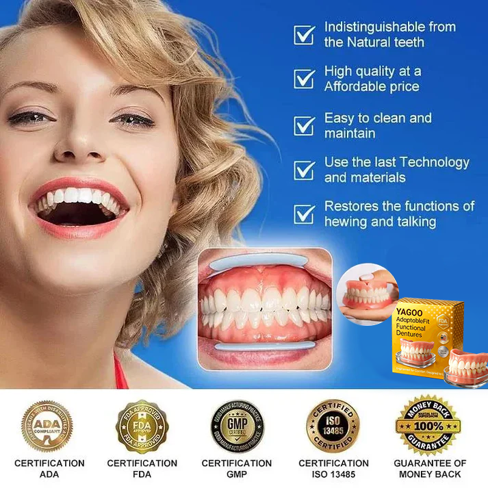 SecureSmile – Kunstgebit met Sterke Hechting