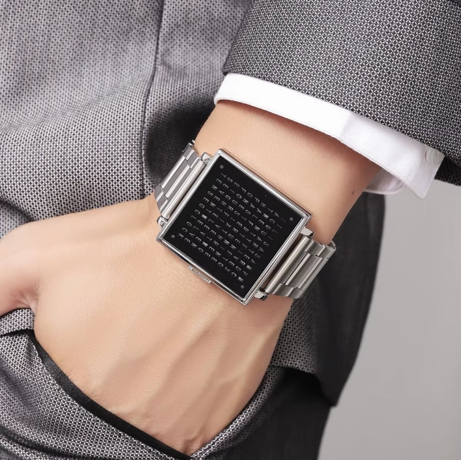 LexoTime - Unisex horloge met tekstweergave