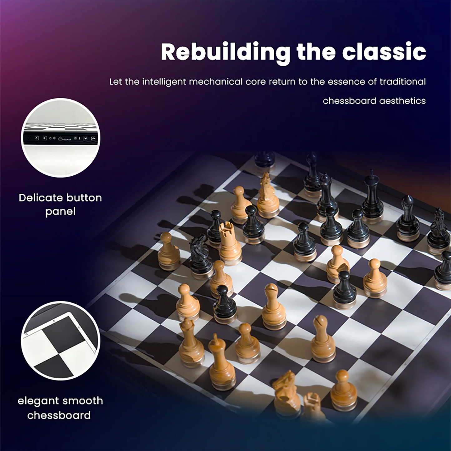 RoboChess – Geavanceerd Robotisch Schaakbord met Houten Stukken