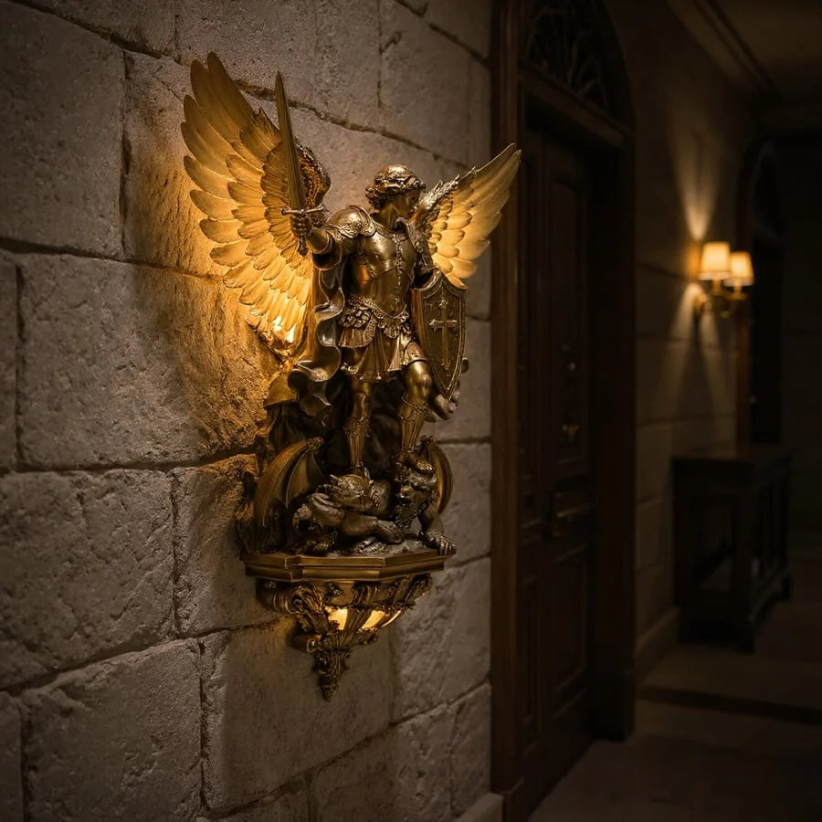 CelestialGuard – LED-wandlamp Aartsengel Michaël