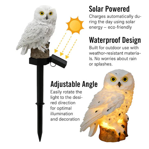 OwlGuard – LED-tuinlamp op zonne-energie