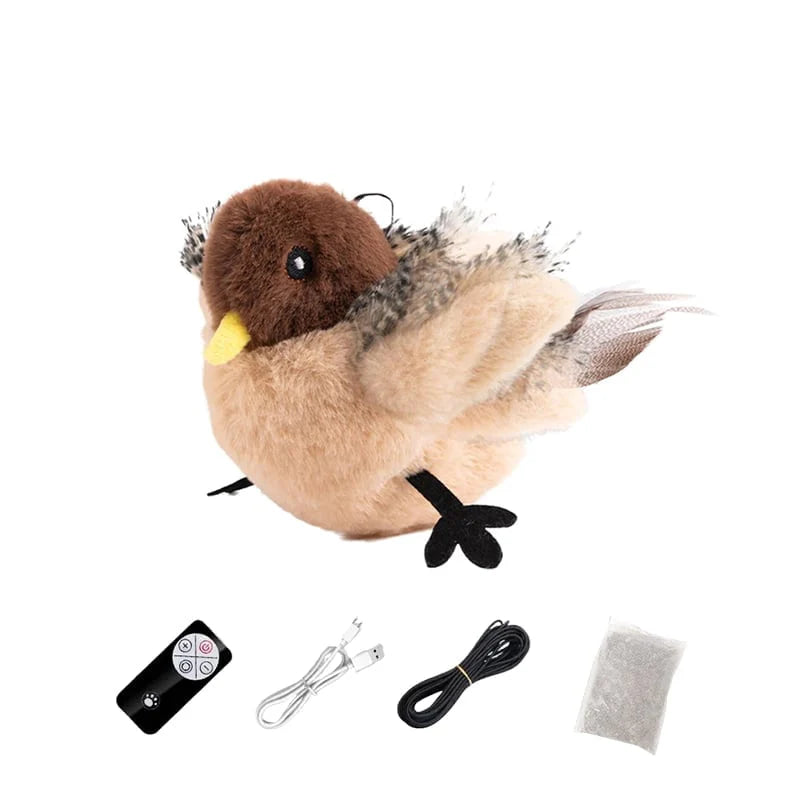 FelineFlutter - Boeiend vogelspeeltje om de beweging van je kat te stimuleren