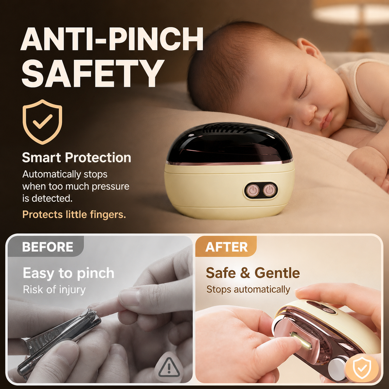 PureTrim – Slimme elektrische nagelknipper en -polijster