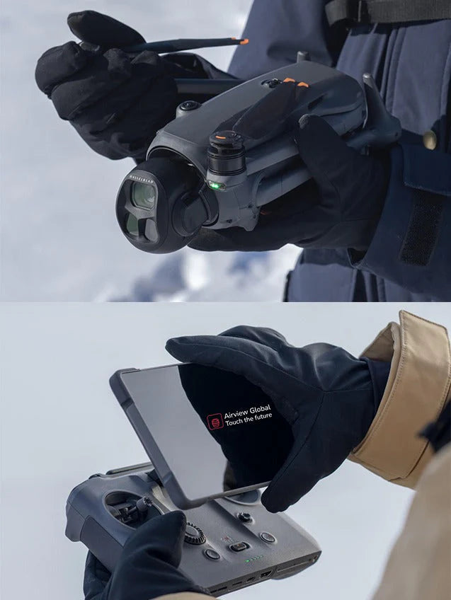 De nieuwe generatie AirView Pro 4: Drone met drie camera's voor beginners en professionele opnames.