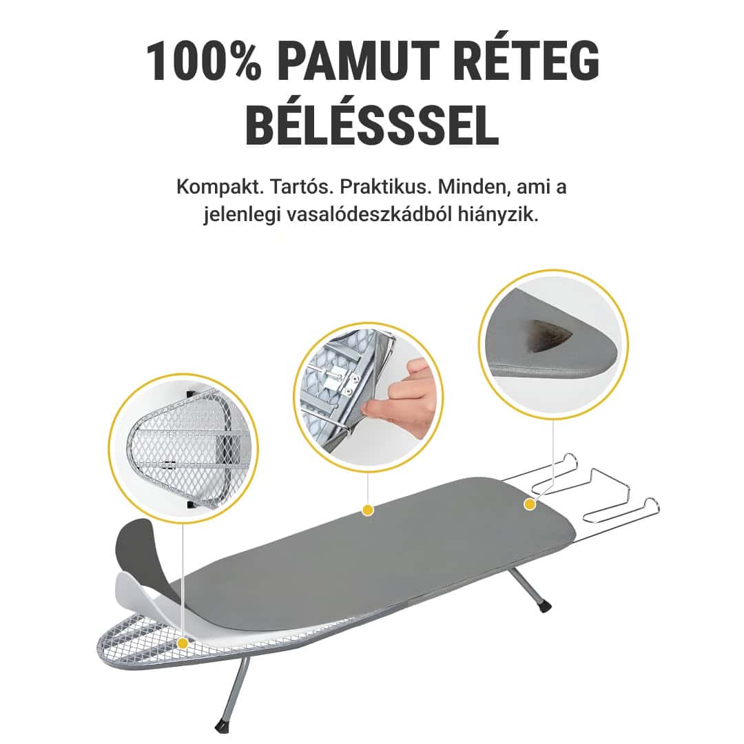 QuickIron - Draagbare strijkplank voor appartementen en op reis
